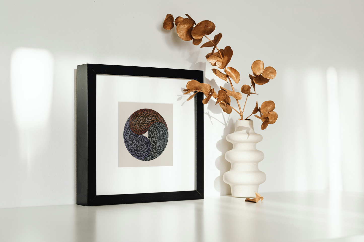 Triple Yin Yang Fine Art Archival Print